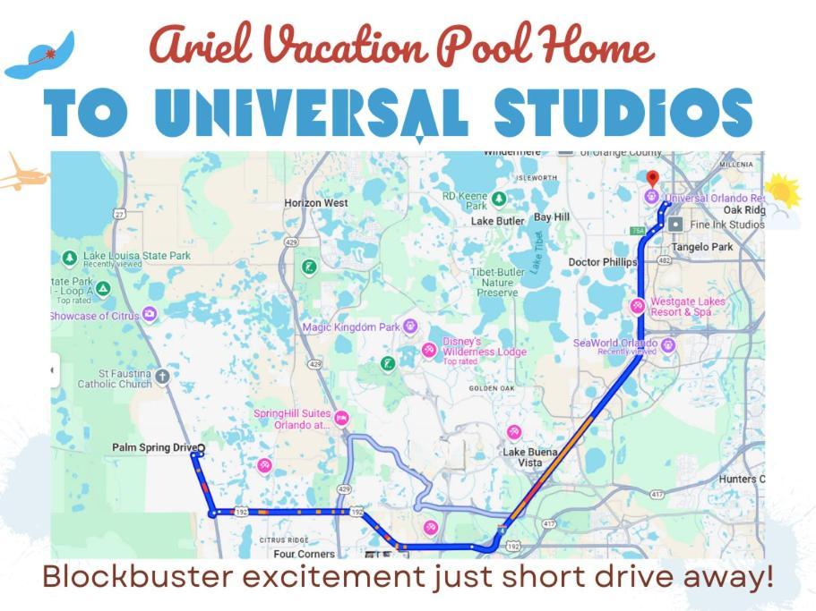 Ariel Private Pool Home Wspa Orlando Exterior photo
